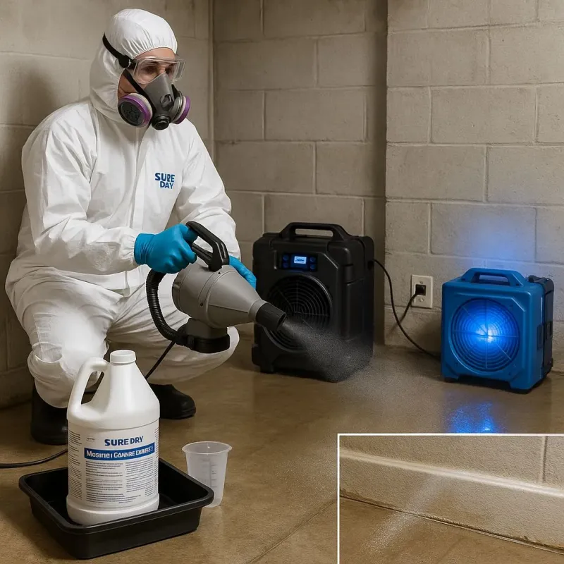 Sanitization and Odor Removal process in Bolivar Peninsula, TX